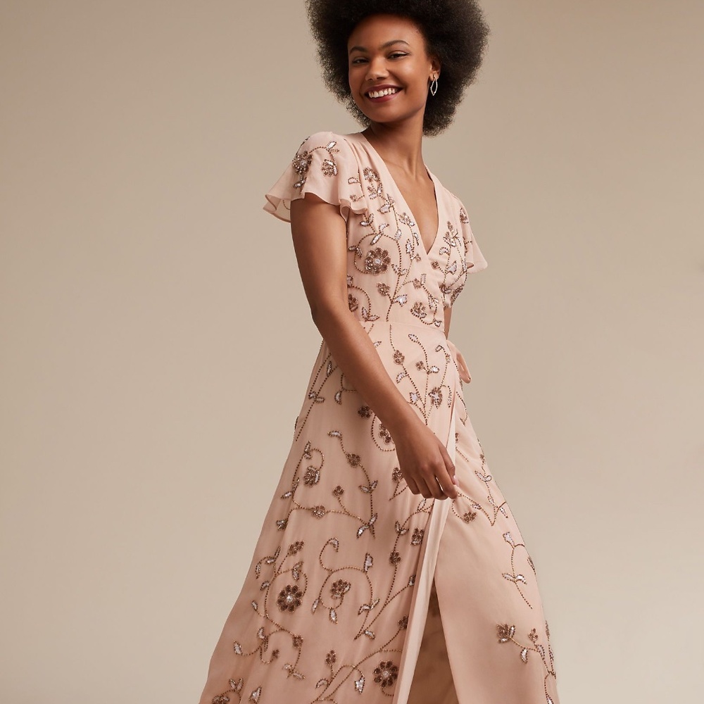BHLDN Plymouth Beaded Dress - Sz 2
